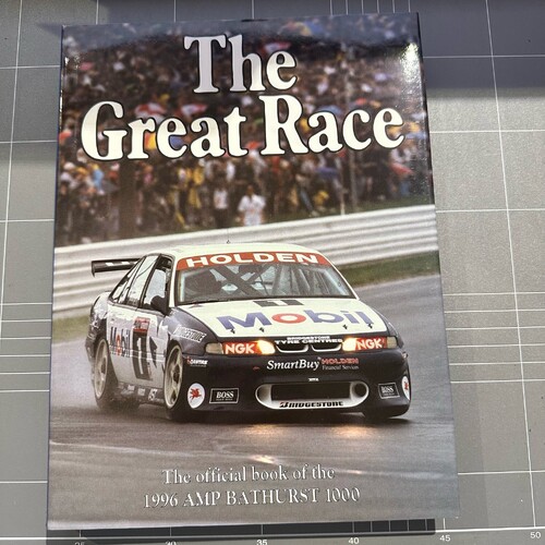 THE GREAT RACE #16 - The Official Book Of the 1996 AMP Bathurst 1000 HARDCOVER BOOK