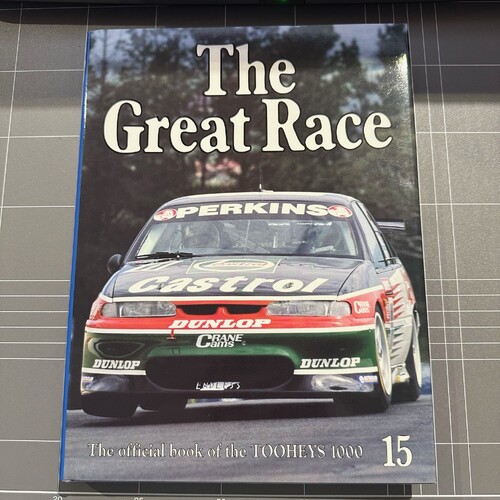 THE GREAT RACE #15 - The Official Book of the Bathurst 1995 TOOHEYS 1000 HARDCOVER BOOK