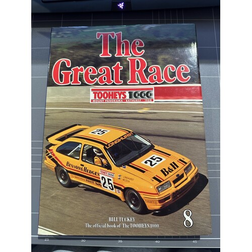 THE GREAT RACE #8 - 1988 Bathurst 1000 Hardcover Book Bill Tuckey