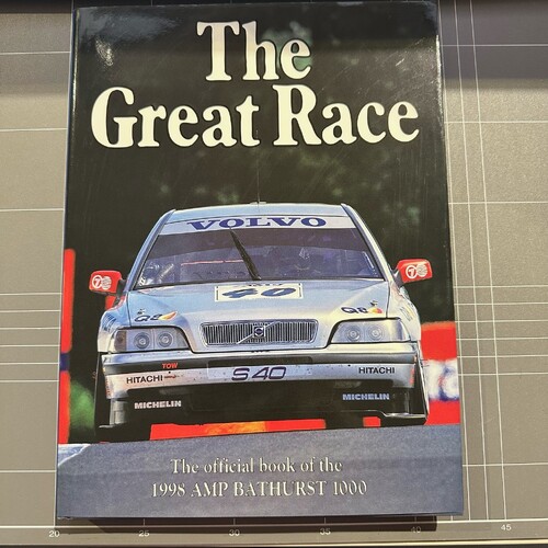 The Great Race #18 1998 - The Official Book Of The 1998 AMP Bathurst 1000 - HARDCOVER BOOK