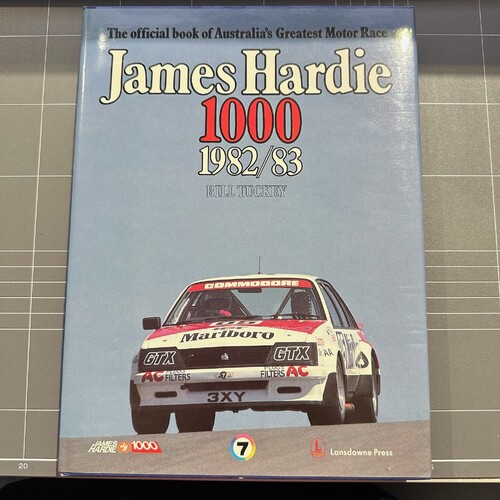JAMES HARDIE 1000 1982/83 by Bill Tuckey Hardcover Book Bathurst Motor Racing