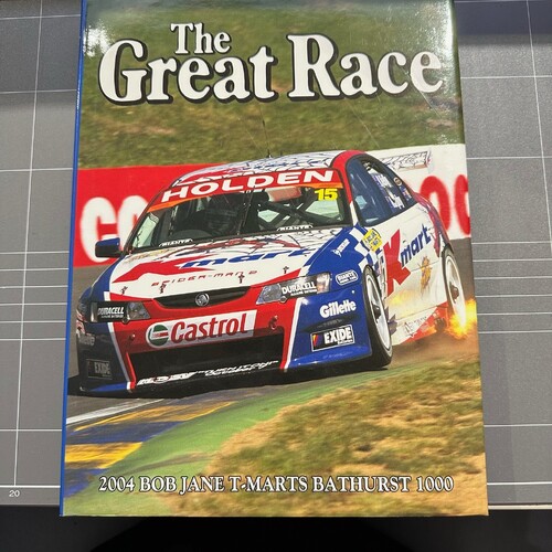 THE GREAT RACE #24 - 2004 Bob Jane T-Marts Bathurst 1000 - HARDCOVER BOOK
