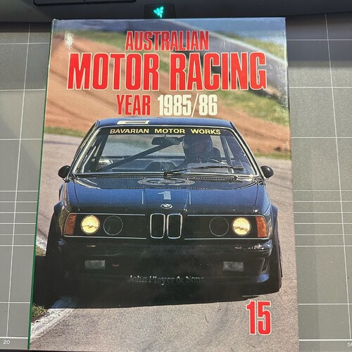 Australian Motor Racing Year 1985/86 Yearbook #15 Hardcover Book