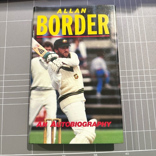 Allan Border An Autobiography 1986. Hardcover Book