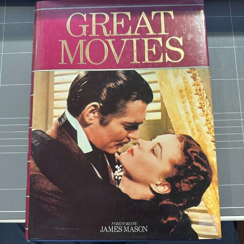 GREAT MOVIES - Hardcover Book - Foreword By James Mason