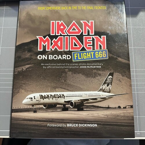 Iron Maiden - On Board Flight 666 by John McMurtrie (HARDCOVER BOOK)
