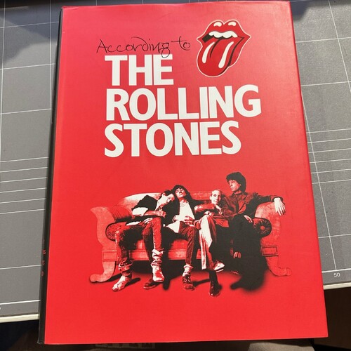 ACCORDING TO THE ROLLING STONES (HARDCOVER BOOK)