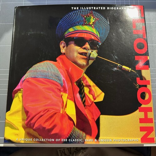 Elton John The Illustrated Biography Rare Photographs (Hardcover Book)