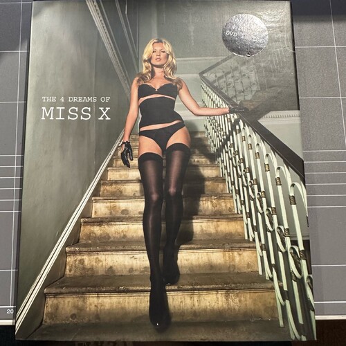 The 4 Dreams Of Miss X Kate Moss (Hardcover Book) + DVD Inside