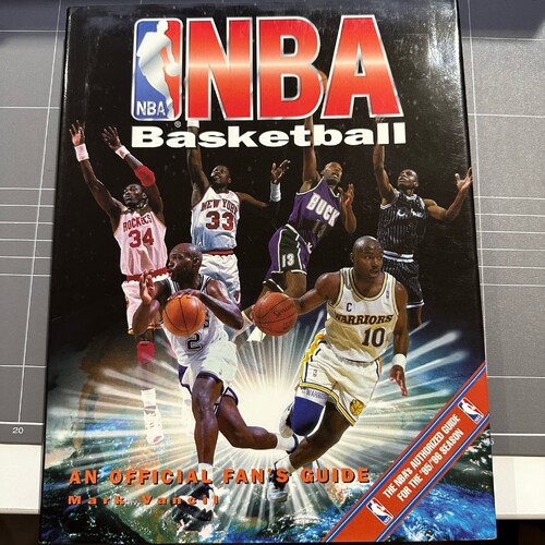 NBA Basketball: An Official Fan's Guide by Mark Vancil (Hardcover Book)