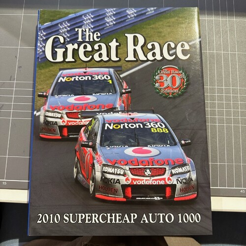 THE GREAT RACE #30 - 2010 BATHURST 1000 (HARDCOVER BOOK)
