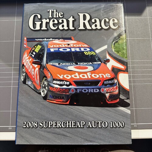 THE GREAT RACE #28 - 2008 BATHURST 1000 HARDCOVER BOOK