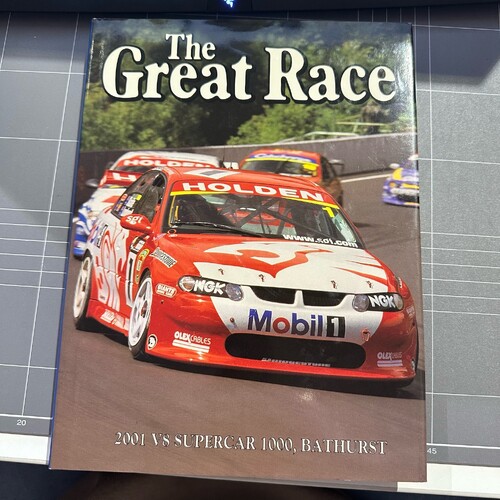 THE GREAT RACE #21 - 2001 BATHURST 1000 HARDCOVER BOOK