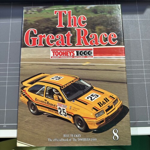 THE GREAT RACE #8 - 1988 BATHURST 1000 HARDCOVER BOOK BILL TUCKEY