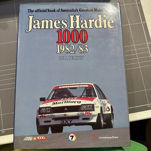 JAMES HARDIE 1000 1982/83 BY BILL TUCKEY HARDCOVER BOOK BATHURST MOTOR RACING