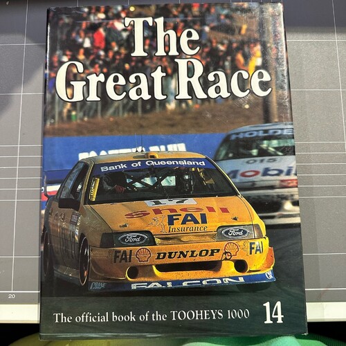 THE GREAT RACE #14 - THE OFFICIAL BOOK OF THE BATHURST 1994 TOOHEYS 1000 HC BOOK