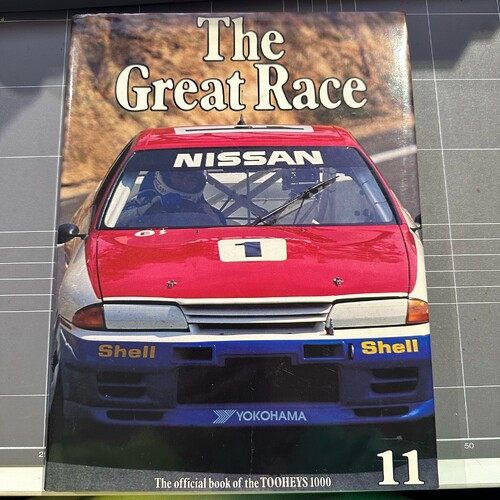 THE GREAT RACE #11 - 1991 BATHURST 1000 HARDCOVER BOOK - NISSAN SKAIFE/RICHARDS WINNER