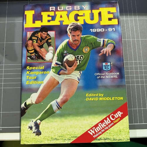 Rugby League 1990-91 By David Middleton (Hardcover 1991) NRL