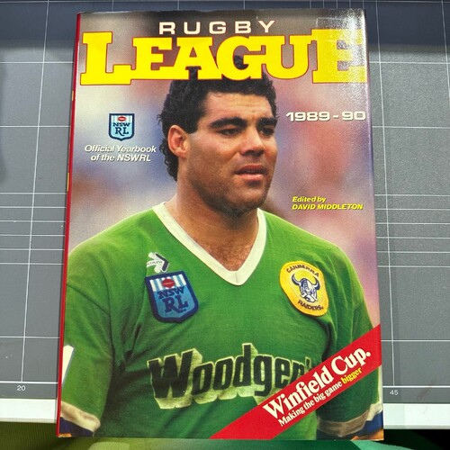 Rugby League 1989-90 Official Yearbook of the NSWRL edited by David Middleton