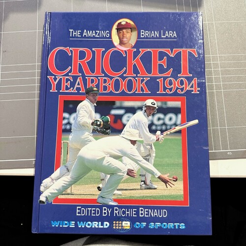 The Amazing Brian Lara Cricket Year Book 1994 Edited by Richie Benaud Hardcover