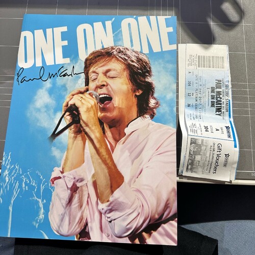 MCCARTNEY 2017 ONE ON ONE Tour Concert Program Book