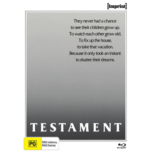 Testament - Imprint Collection #170 Blu-Ray Movie