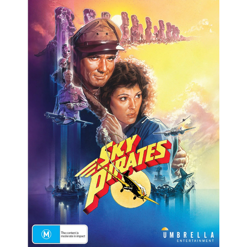 Sky Pirates (Blu-ray, 1986) Movie w/Slipcase - Brand New / SEALED