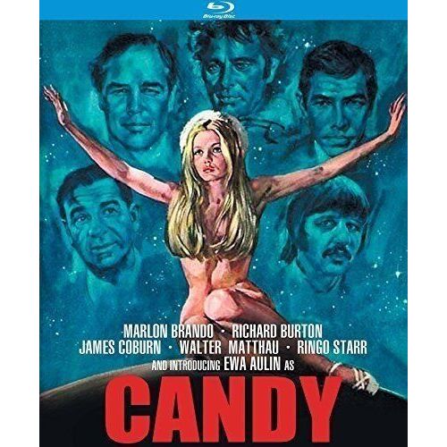 Candy (1968) Blu-ray NEW Sealed Marlon Brando Richard Burton James Coburn
