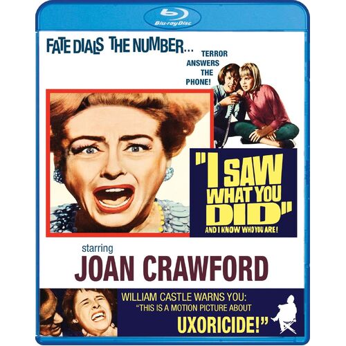 I Saw What You Did (Blu-ray) Joan Crawford Leif Erickson NEW Sealed