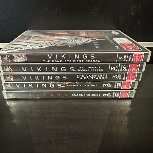 VIKINGS - Seasons 1, 2, 3, 4.1 & 4.2 DVD Region 4