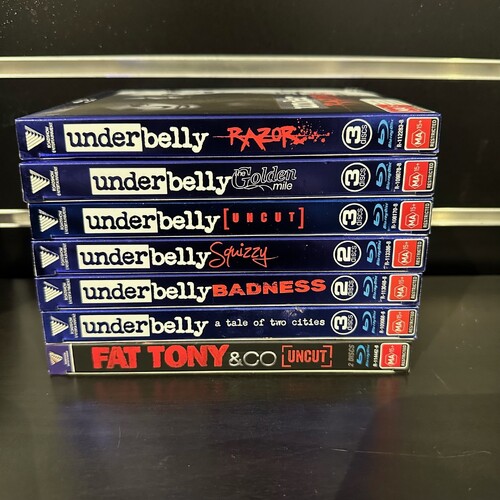 UNDERBELLY Blu-ray Collection - 7 seasons uncut