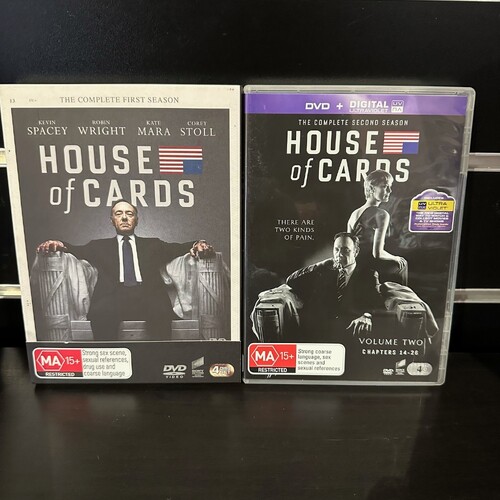 House Of Cards DVD - Seasons 1 & 2 Region 2 4