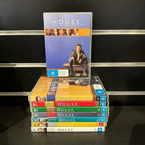 House MD Complete Series - Seasons 1-8 DVD Region 4