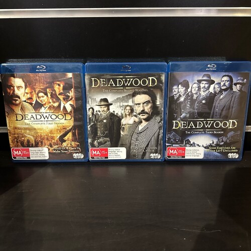 DEADWOOD - Complete Series.  Seasons 1-3 Blu-ray