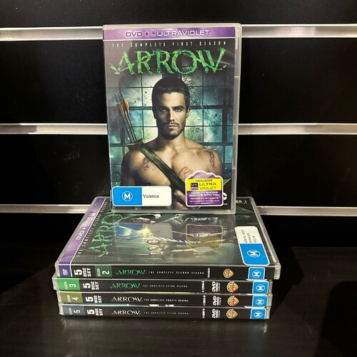 ARROW DVD SERIES:  Seasons 1-5 Region 4