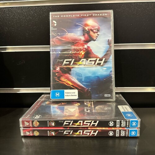 THE FLASH : Seasons 1-3 BRAND NEW AND SEALED DVD'S Region 4