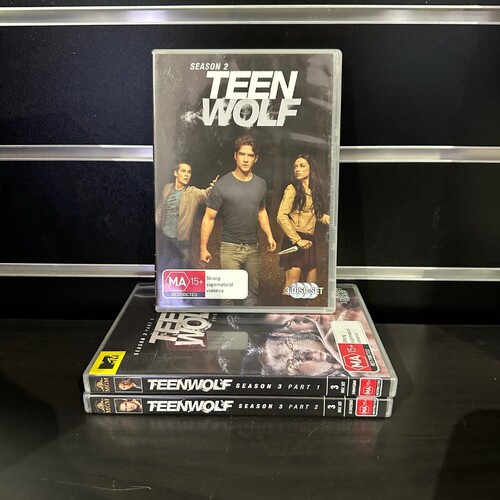 TEEN WOLF SERIES: DVD SEASONS 2 & 3, Region 4
