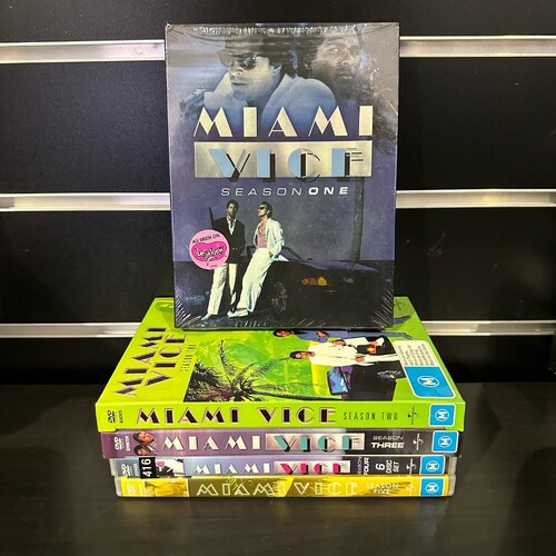 MIAMI VICE Complete Series, Seasons 1 - 5 DVD Very good condition