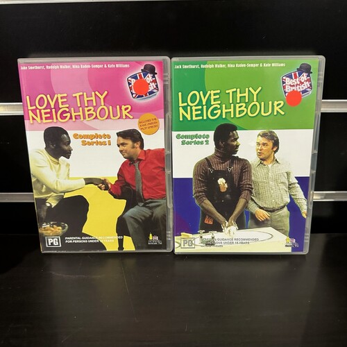 LOVE THY NEIGHBOUR - Complete Series 1 & 2 - All Regions - VGC