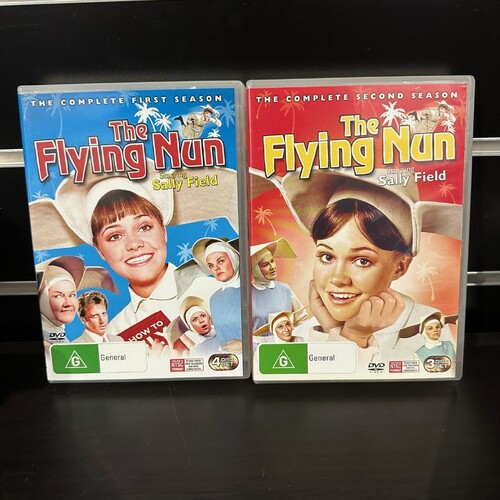 THE FLYING NUN: Seasons 1 & 2 DVD VERY GOOD CONDITION REGION 4
