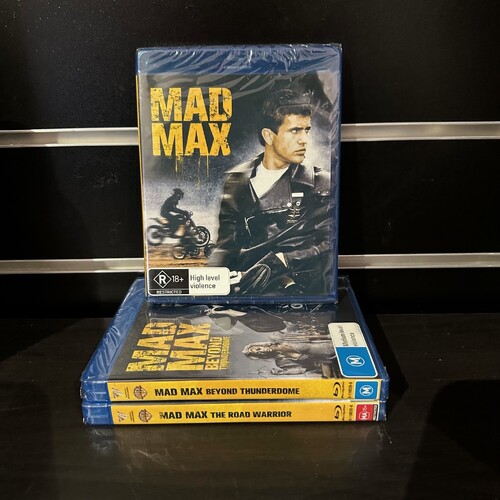 MAD MAX 3 MOVIE COLLECTION - BLU-RAY - BRAND NEW AND SEALED
