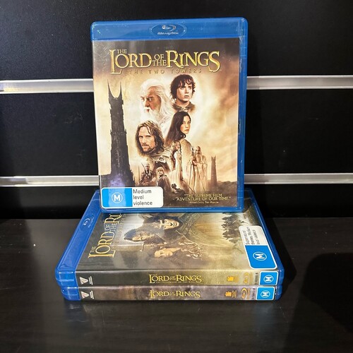 THE LORD OF THE RINGS - 3 MOVIE BUNDLE - BLU-RAY GC