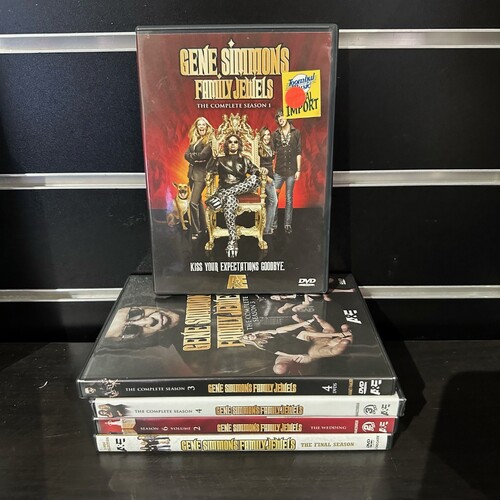 GENE SIMMONS: FAMILY JEWELS - DVD SEASONS - 1, 3, 4, 6.2 & FINAL SEASON