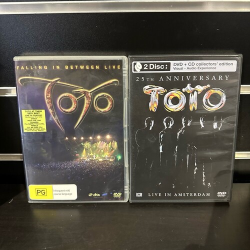 TOTO DVD BUNDLE - FALLING IN BETWEEN LIVE - LIVE IN AMSTERDAM - GC