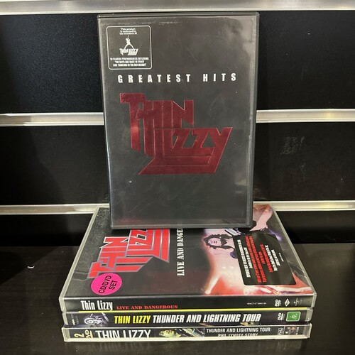 THIN LIZZY MUSIC DVD BUNDLE - 4 X DVD'S - GC