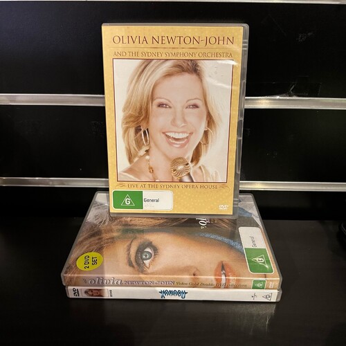 OLIVIA NEWTON-JOHN DVD BUNDLE - XANADU, VIDEO GOLD, SYDNEY SYMPHONY ORCHESTRA - GC