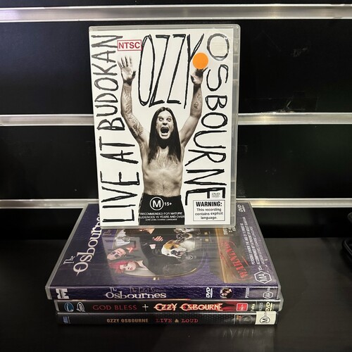 OZZY OSBOURNE DVD BUNDLE X 4 DVD'S GC