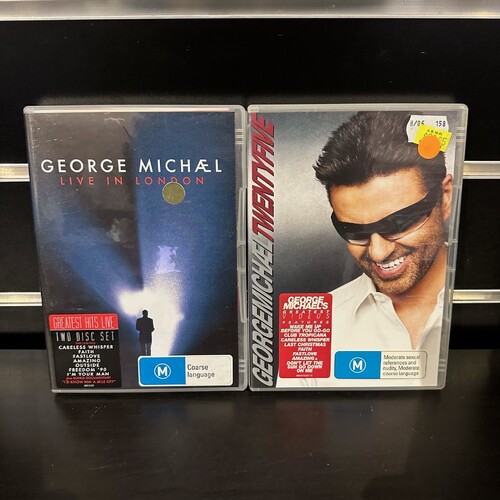 GEORGE MICHAEL DVD BUNDLE - LIVE IN LONDON & TWENTYFIVE - GC