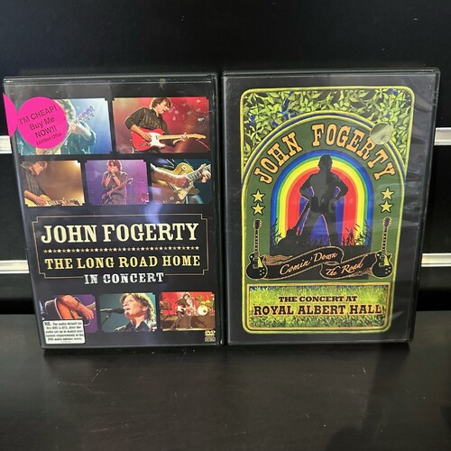 JOHN FOGERTY DVD BUNDLE - THE LONG ROAD HOME CONCERT & COMIN' DOWN THE ROAD - GC