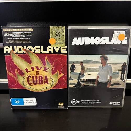 AUDIOSLAVE DVD BUNDLE - AUDIOSLAVE & LIVE IN CUBA -GC